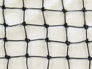 Knotted square net cloth enlarged